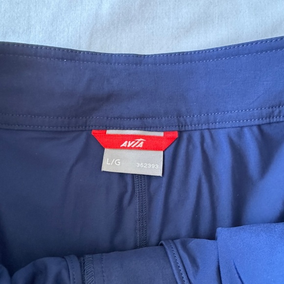 AVIA‎ Women's Large Athletic Performance Golf Skort Navy Tennis Sporty Pockets - Picture 5 of 13